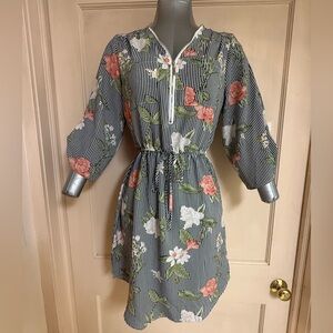 Streetwear Society Black and White Floral Dress